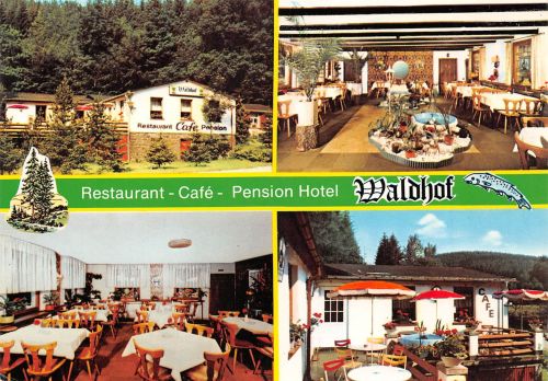 Gummersbach Restaurant-Cafe-Pension "Waldhof" Mehrbildkarte ngl 305.774
