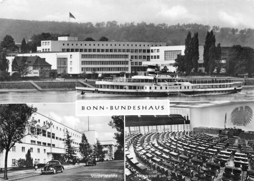 Bonn a.Rh. Bundeshaus Mehrbildkarte gl 305.789