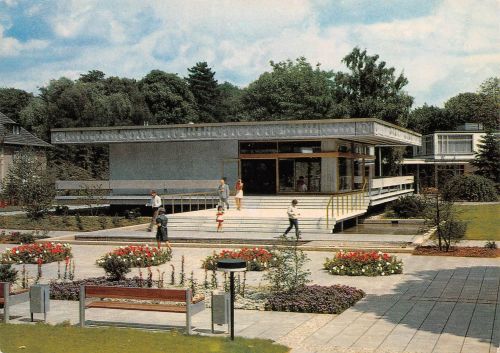Bonn a.Rh. - Bad Godesburg Trinkpavillon Musterkarte des Verlags ngl 305.799