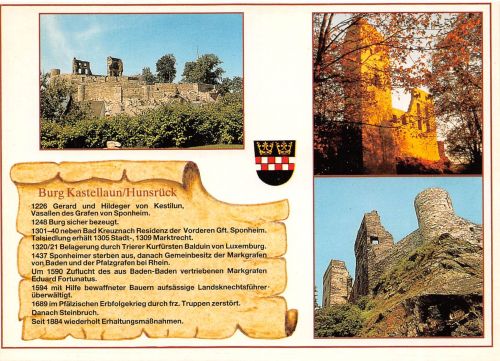 Kastellaun Burg Mehrbildkarte ngl 305.850