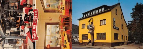 Rossbach (Wied) Hotel "Alt-Roßbach" Doppelkarte ngl 305.869