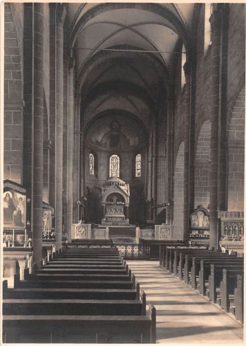Maria Laach Inneres der Basilika ngl 305.879