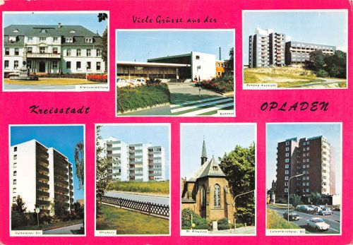 Opladen Mehrbildkarte gl1974 305.936