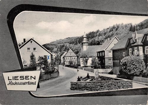 Liesen (Hochsauerland) Teilansicht bahnpgl1959 305.949