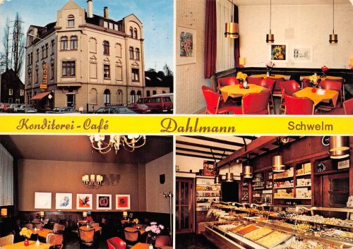 Schwelm Konditorei-Cafe Dahlmann Mehrbildkarte gl 305.952