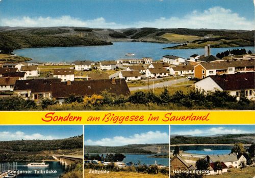 Sondern am Biggesee, Mehrbildkarte ngl 305.968
