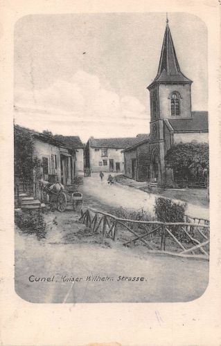 Frankreich 55 Cunel Kaiser Wilhelm Straße feldpgl1916 198.382
