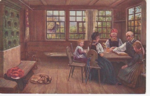 Schwarzwald - Familie in Tracht gl1920 60.435