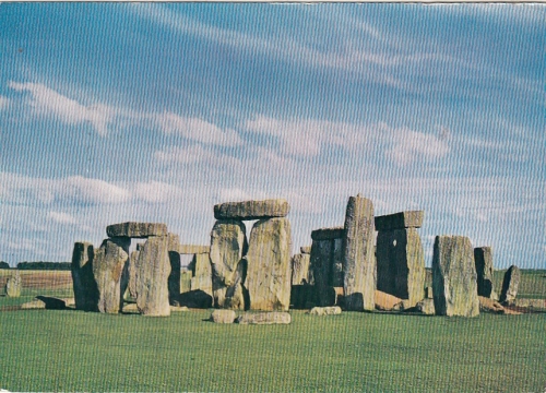 England: Stonehenge Wiltshire - from south-west ngl G3664