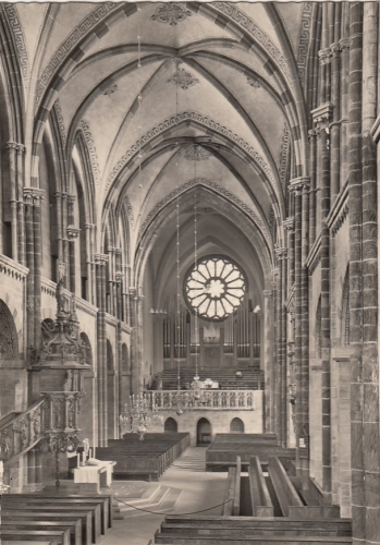 Bremen, Dom, Hauptschiff Westseite ngl G3713
