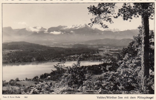 Velden am Wörthersee, mit dem Mittagskogel glum 1930? G3870