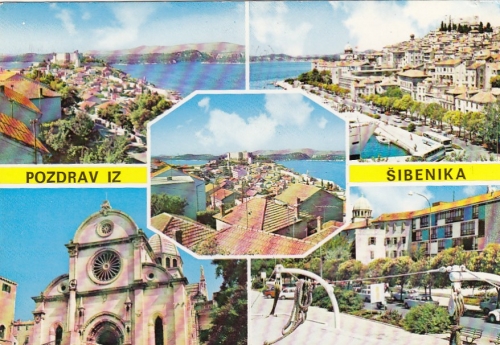 Sibenik, Mehrbildkarte ngl G3970