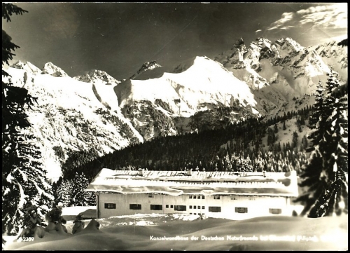 Oberstdorf Kanzelwandhaus der Deutschen Naturfreunde gl1963 137.114