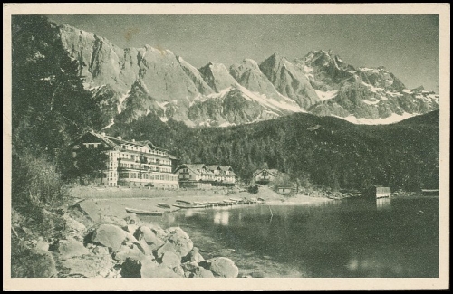 Hotel und Pension Eibsee mit Zugspitze ngl 137.249