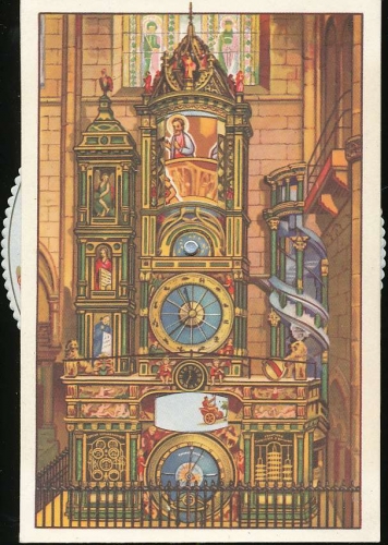 Mechanische Karte: Straßburg Astronomische Münsteruhr ngl 138.673