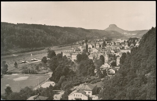 Bad Schandau Panorama mit Lilienstein glca.1960 139.130