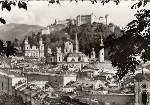 Salzburg, Altstadt und Hohensalzburg ngl G4557