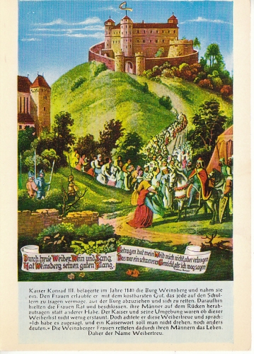 Weinsberg Burg Weibertreu mit Historie ngl C8851