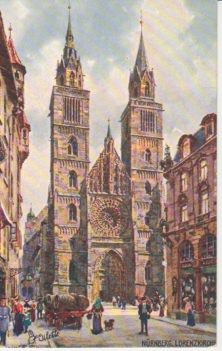 Nürnberg Lorenzkirche gl1908 217.066