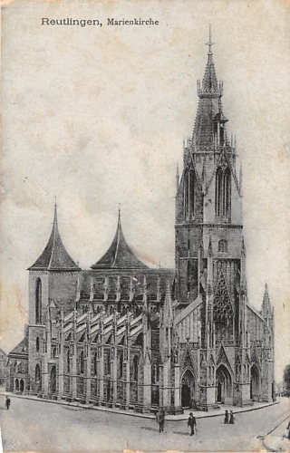 Reutlingen Marienkirche gl1912 142.457