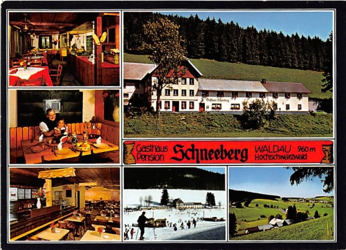 Titisee-Neustadt/Waldau Gasthaus Pension Schneeberg ngl 142.578