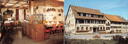 Rosenfeld-Isingen Landgasthof Rössle Klappkarte ngl 142.334