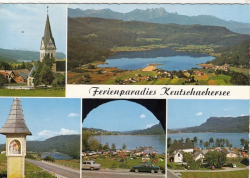 Keutschachersee, Kärnten, Mehrbildkarte gl1972 G4960