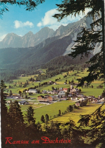 Ramsau am Dachstein, Steiermark, Panorama glum 1980? G4971