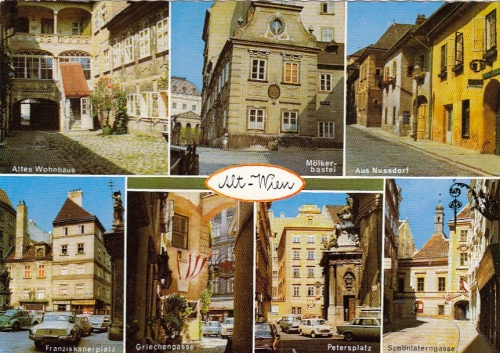 Alt-Wien, Mehrbildkarte ngl G4985