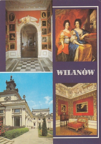 PL Warszawa, Palac w Wilanowie, Mehrbildkarte ngl G4992