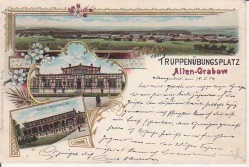 Alten-Grabow Litho Truppenübungsplatz gl1904 90.662
