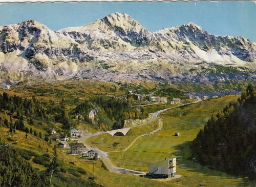 Obertauern, Salzburg, mit Paßstrassse über den Radstätter Tauern ngl G5294