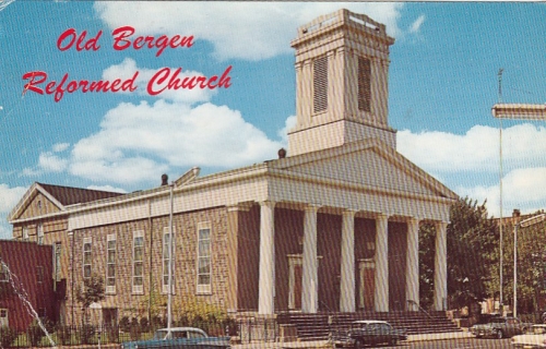 Jersey City, Old Bergen Reformed Church glum 1960? G5321