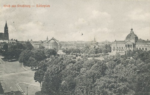 Straßburg Kaiserplatz gl1906 110.936