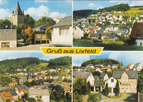 Angelburg-Lixfeld, Mehrbildkarte ngl G5862