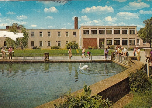 Bad Lippspringe, Kurmittelhaus und Lippequelle gl1979 G5983