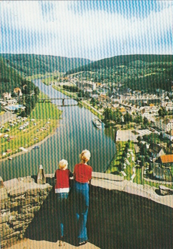 Bad Karlshafen a. d. Weser, Blick vom Hugenottenturm ngl G6007