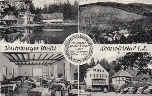 Leopoldstal, Teutoburger Wald, Waldhotel mit Pension Silbermühle ngl G6067