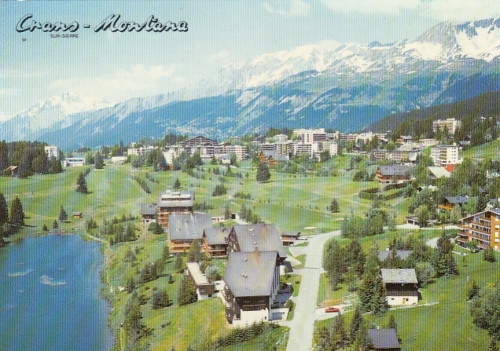 Crans-Montana, Valais, Teilansicht ngl G6250