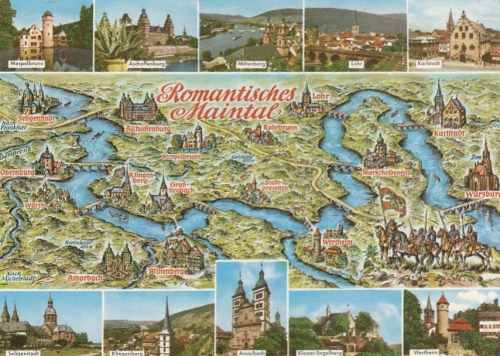 Romantisches Maintal, Mehrbildkarte ngl G6277