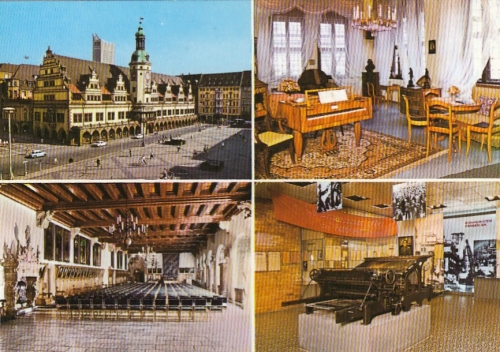 Leipzig, Mehrbildkarte ngl G6386