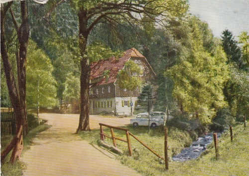 Schellerhau, Erzgeb., HO-Gaststätte Putzmühle im Pöbeltal ngl G6393