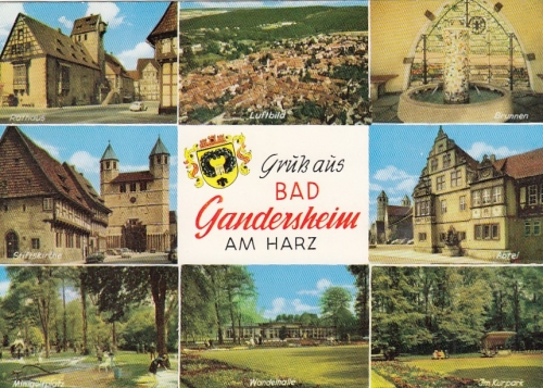Bad Gandersheim am Harz, Mehrbildkarte gl1974 G6456