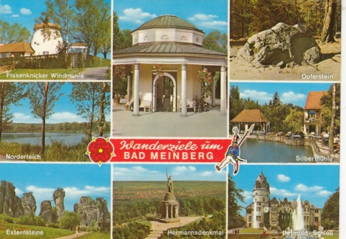 Bad Meinberg, Wanderziele, Mehrbildkarte ngl G6497