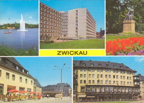 Zwickau/Sa., Mehrbildkarte ngl G6550