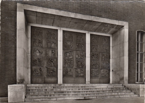 Bochum Bergbau-Museum, Bronzeportal ngl G6577