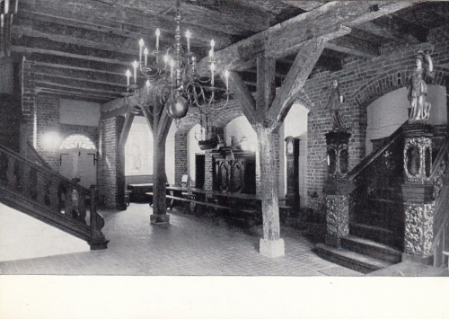 Lüneburg, Kronenbrauerei, Spätgotische Diele ngl G6625