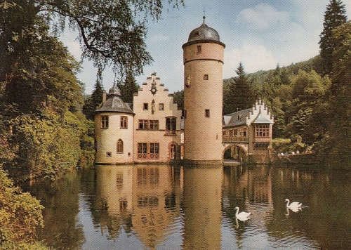 Schloß Mespelbrunn, Spessart, nahe Aschaffebvurg ngl G6835