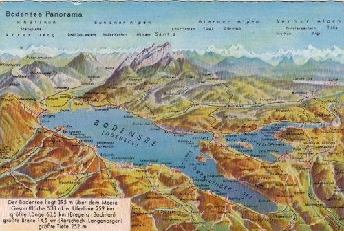 Der Bodensee, Panorama gl1957 G6842