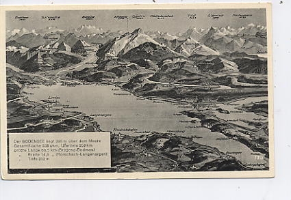 Der Bodensee Gesamt mit Alpenpanorama ngl 37.919